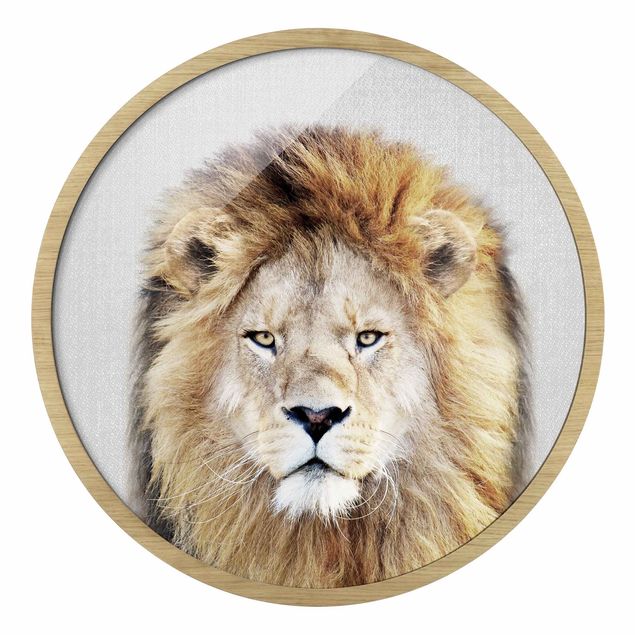 Contemporary art prints Lion Linus