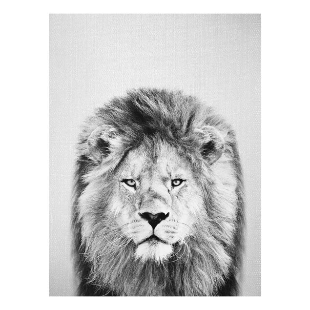 Animal canvas Lion Linus Black And White