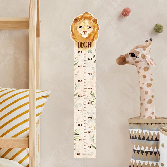 Wall stickers lion Lion with custom name