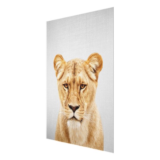 Prints black and white Lioness Lisa