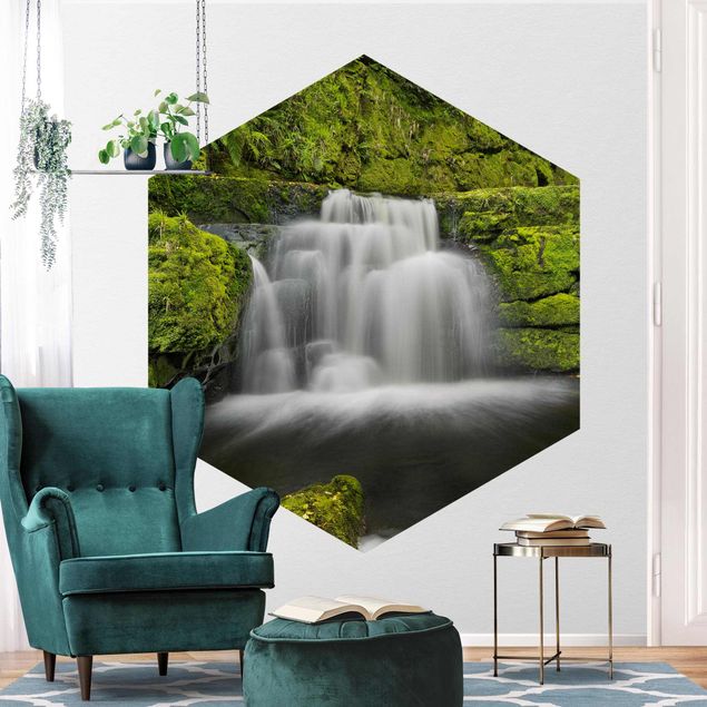 Wallpapers landscape Lower Mclean Falls In New Zealand