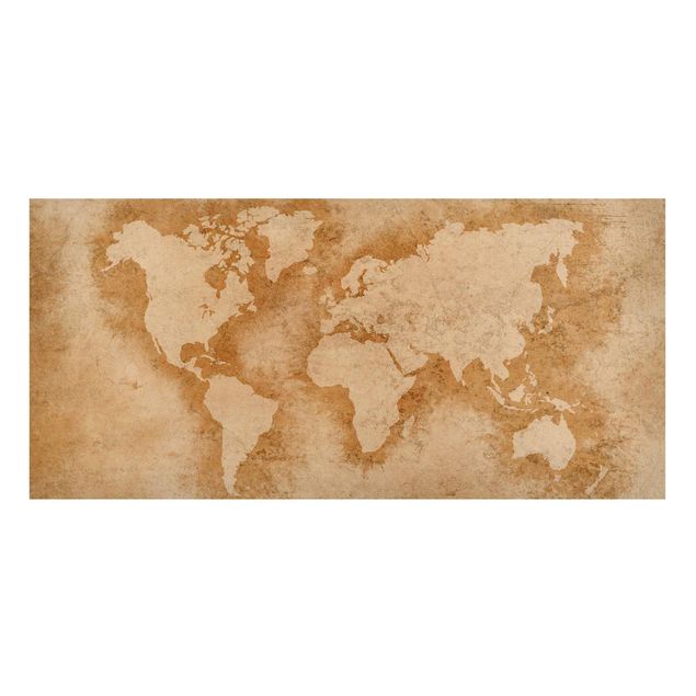 Magnet boards maps Antique World Map