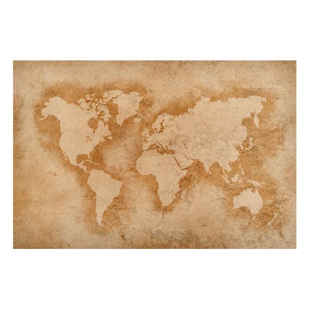 Magnet boards maps Antique World Map