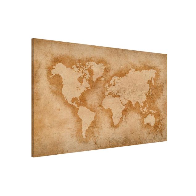 Kitchen Antique World Map