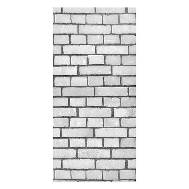 3D wall art Brick Wallpaper White London