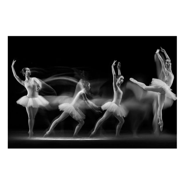 Modern art prints Ballerina Art Wave