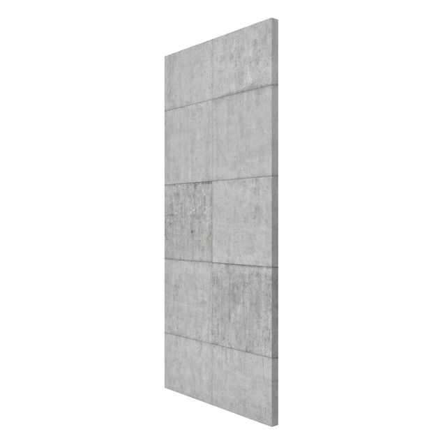 Magnet boards stone Concrete Brick Look Grey