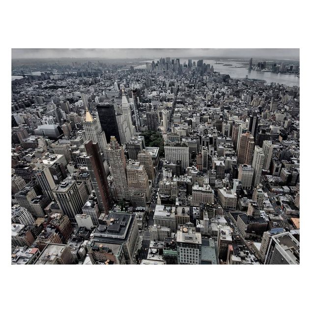 Prints New York View Over Manhattan