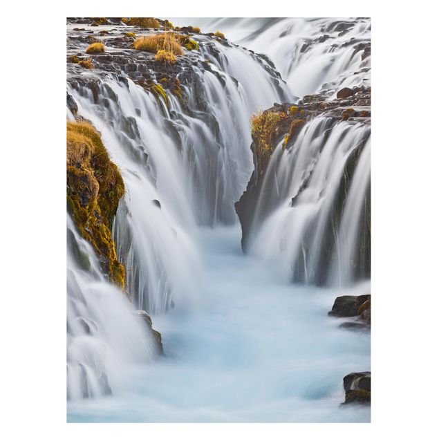 Landscape canvas prints Brúarfoss Waterfall In Iceland
