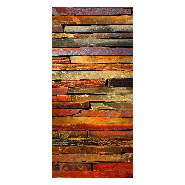 Magnet boards wood Stack of Planks