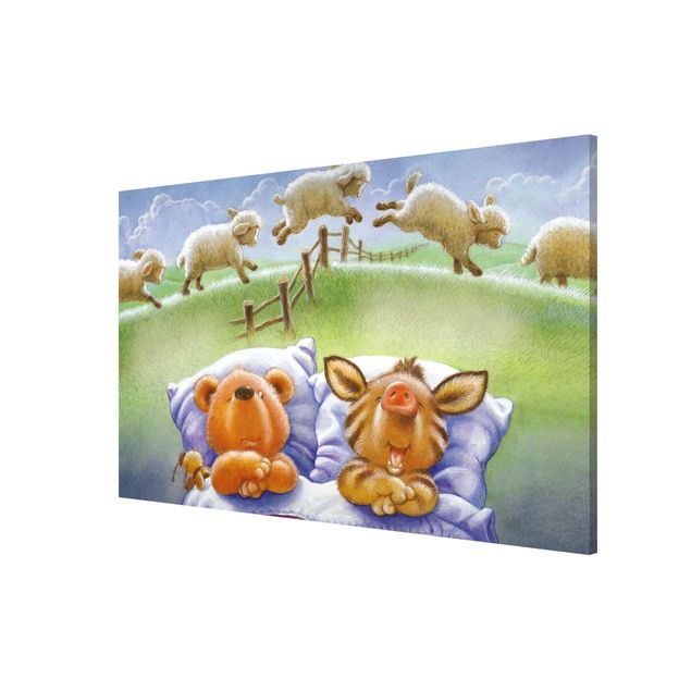 Prints animals Buddy Bear - Counting Sheep