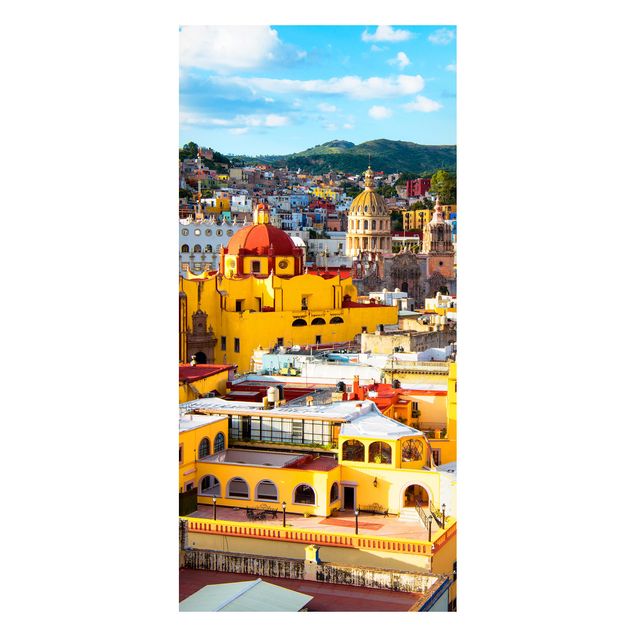 Modern art prints Colourful Houses Guanajuato