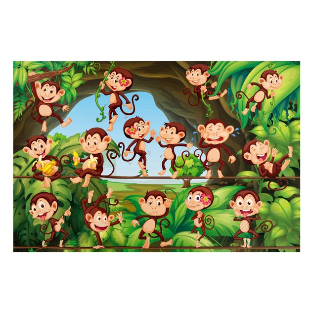 Jungle print Jungle Monkeys