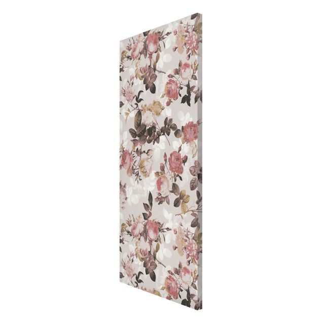 Floral canvas English Roses