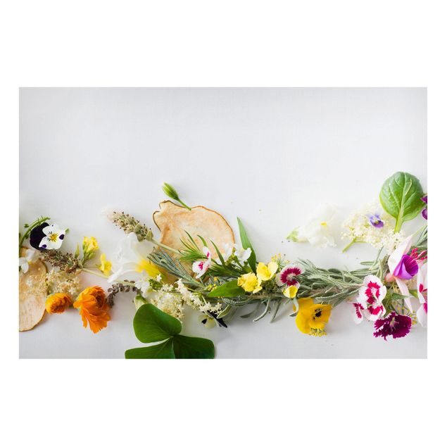 Mountain prints Fresh Herbs With Edible Flowers