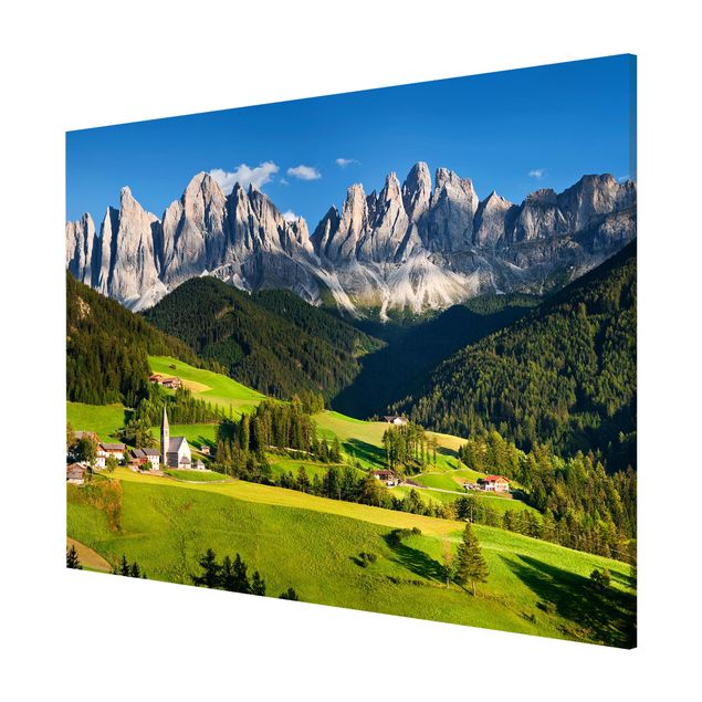 Mountain art prints Odle In South Tyrol