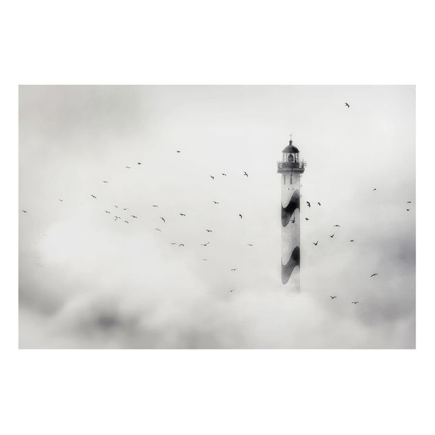 Landscape wall art Lighthouse In The Fog