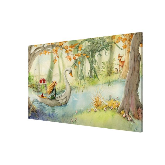 Trees on canvas Lilia - The Swan Boat