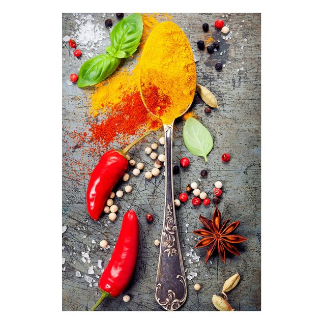 Modern art prints Spoon With Spices