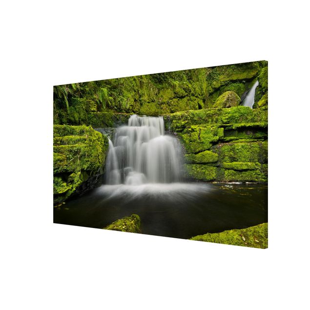 Contemporary art prints Lower Mclean Falls In New Zealand
