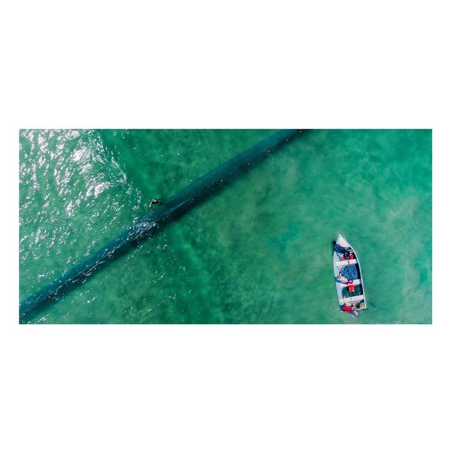 Prints fishes Aerial View - Fishermen