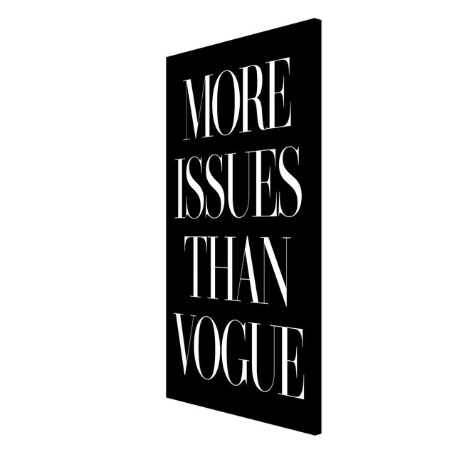 Prints quotes More Issues Than Vogue