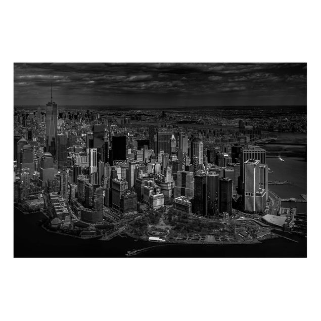 New York skyline print New York - Manhattan From The Air