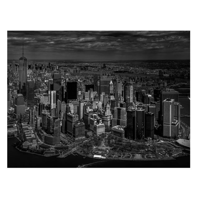 New York skyline print New York - Manhattan From The Air
