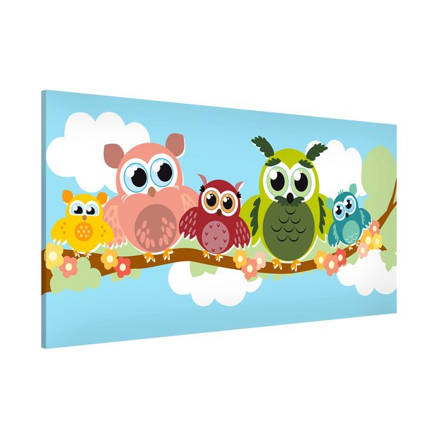 Nursery decoration No.CG216 Owlfamily