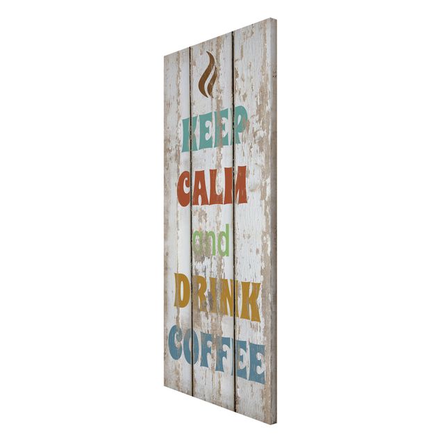 Magnet boards wood No.Rs184 Drink Coffee