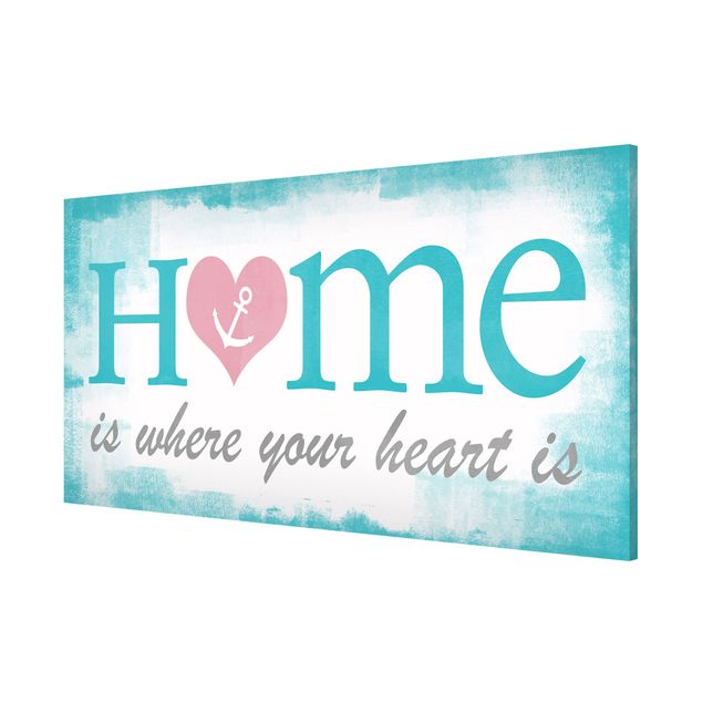Prints quotes No.YK33 Home Is Where Your Heart Is