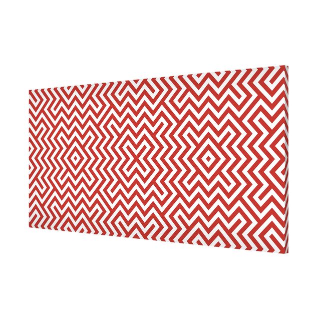 Prints patterns Red Geometric Stripe Pattern