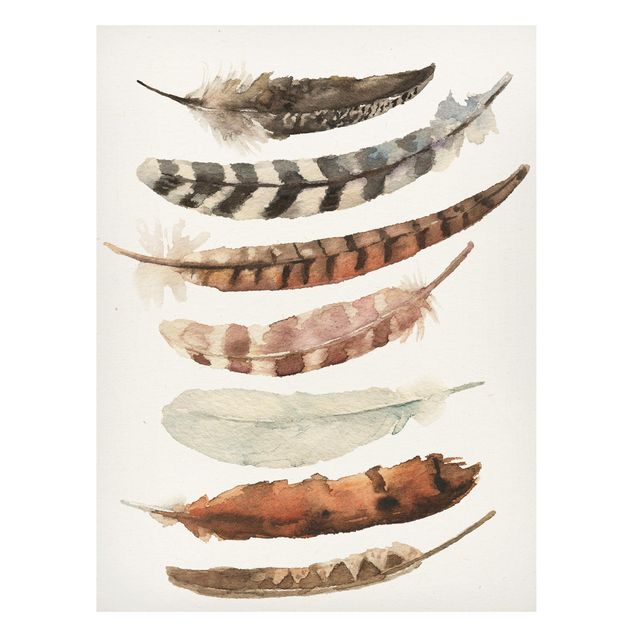 Prints modern Seven Feathers