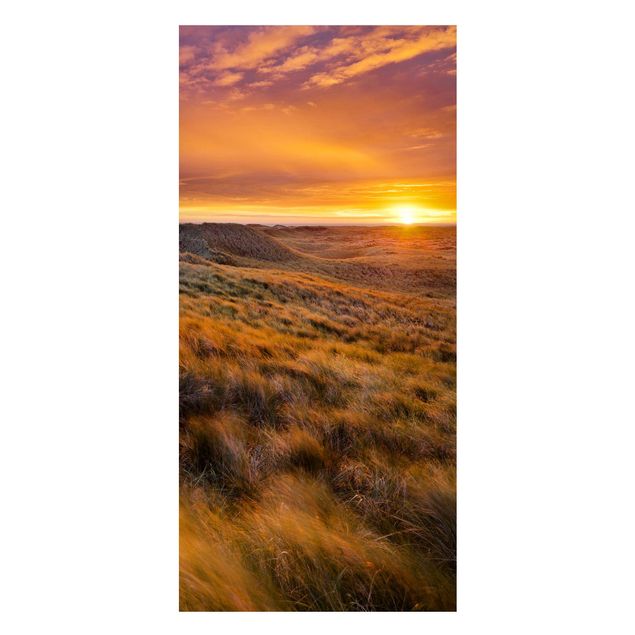Landscape canvas prints Sunrise On The Beach On Sylt