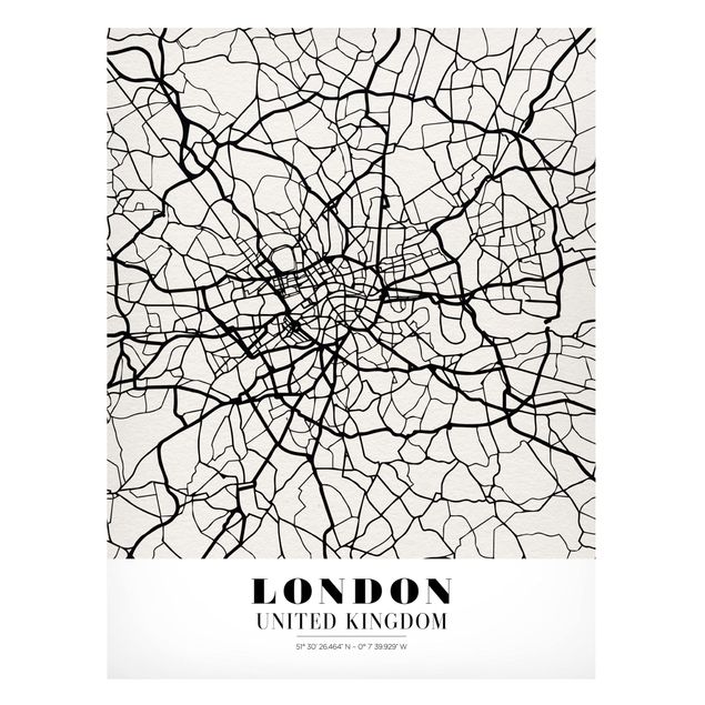 Prints London London City Map - Classic