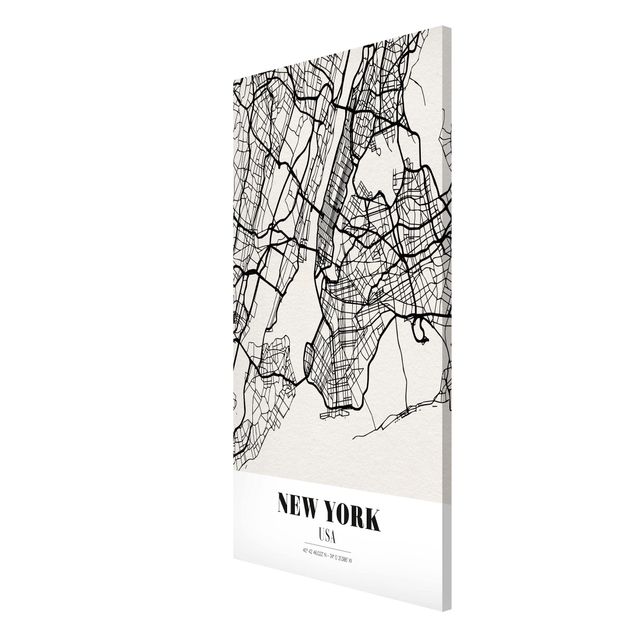 Magnet boards maps New York City Map - Classic