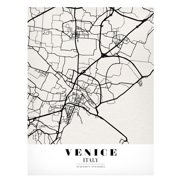 Magnet boards maps Venice City Map - Classic