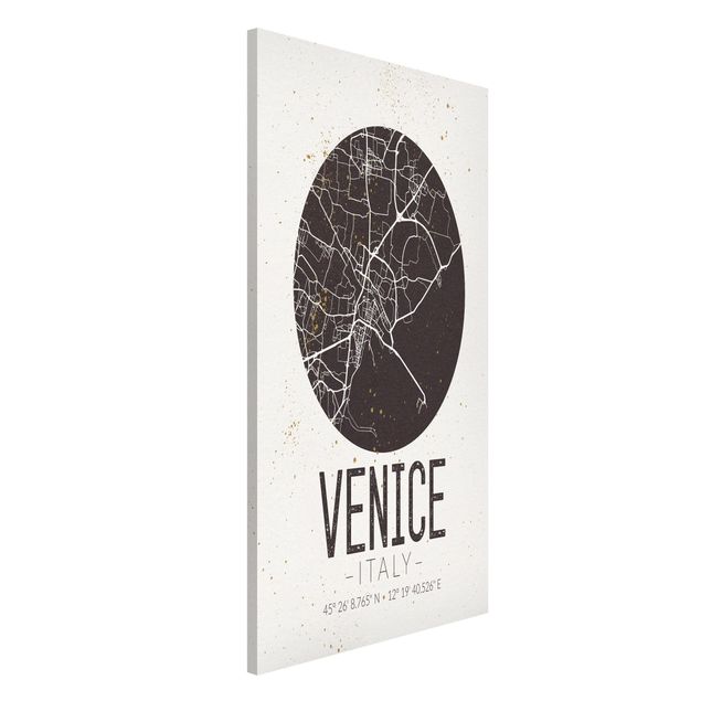 Kitchen Venice City Map - Retro