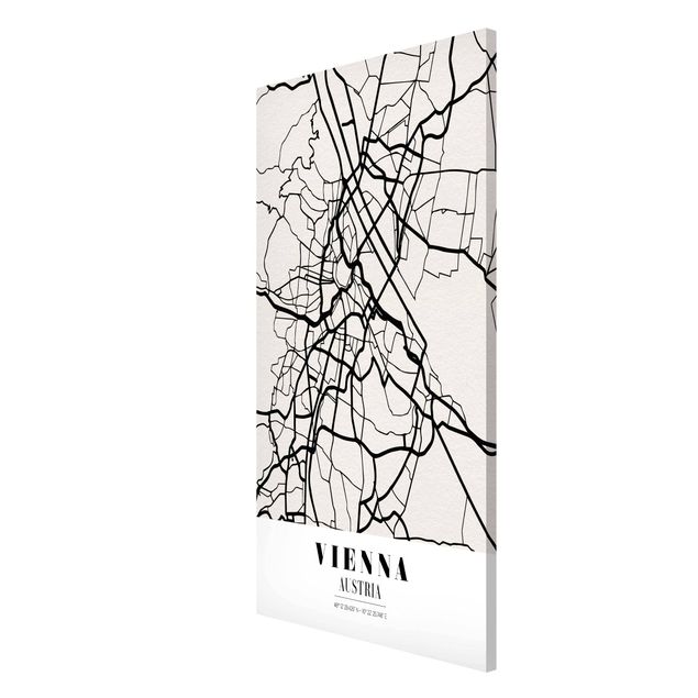 Magnet boards sayings & quotes Vienna City Map - Classic