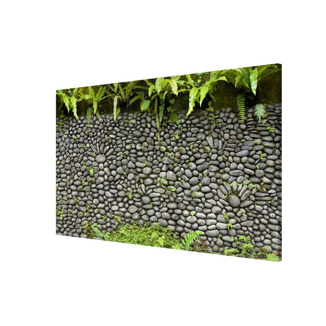 Magnet boards stone Stone Wall With Plants