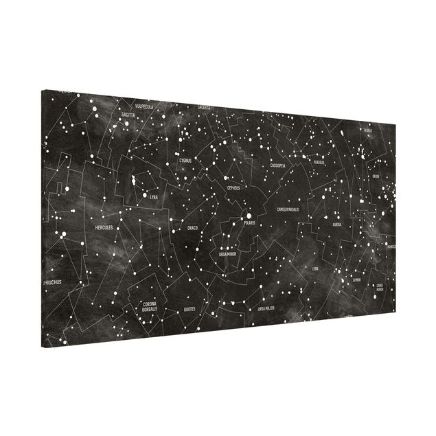 Kids room decor Map Of Constellations Blackboard Look