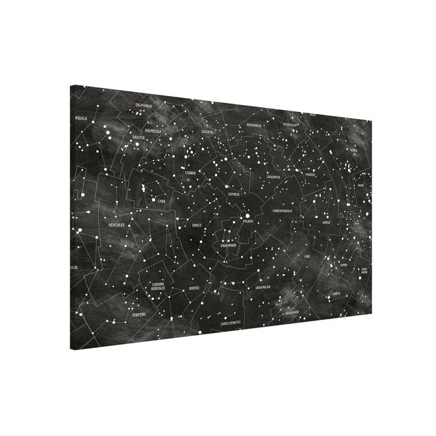 Kids room decor Map Of Constellations Blackboard Look