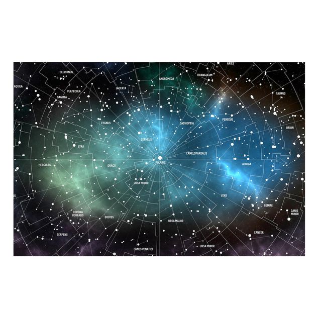 Magnet boards maps Stellar Constellation Map Galactic Nebula