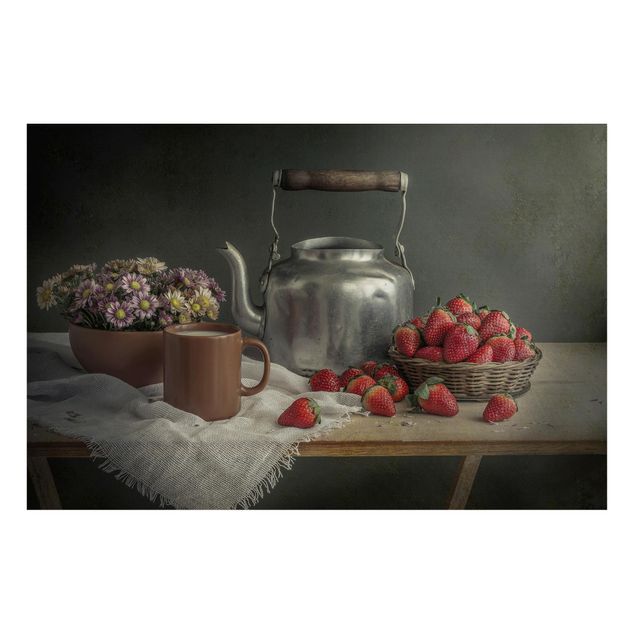 Magnet boards flower Still Life with Strawberries