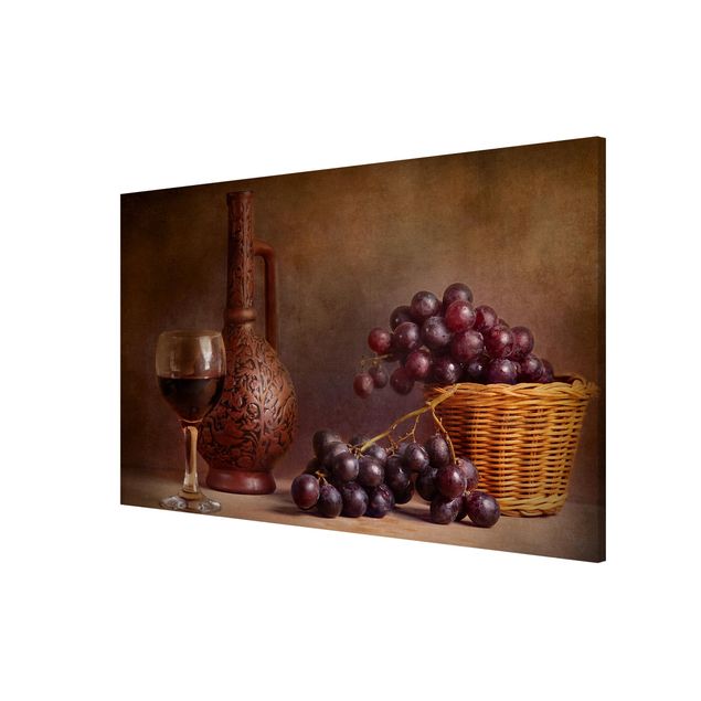 Prints brown Still Life With Grapes