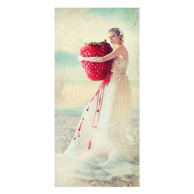 Modern art prints Strawberry Princess