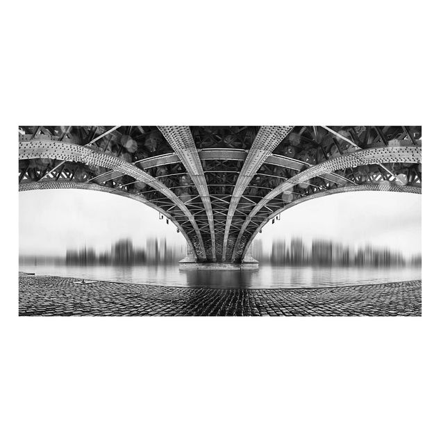 Modern art prints Under The Iron Bridge