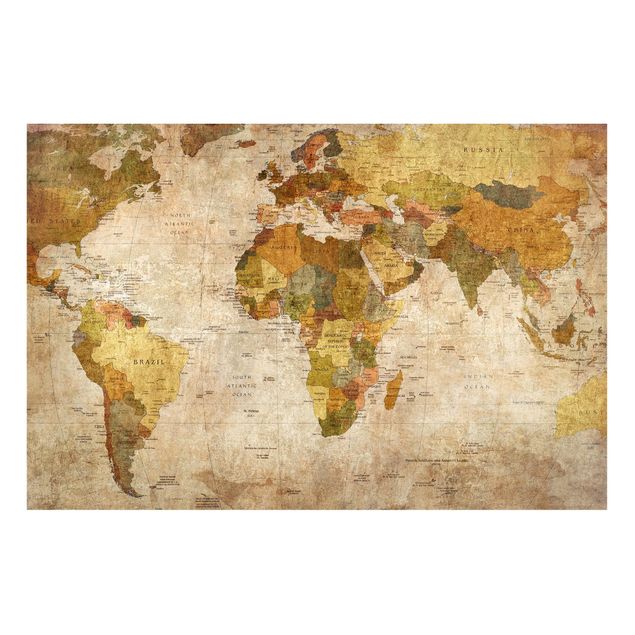 Magnet boards maps World map