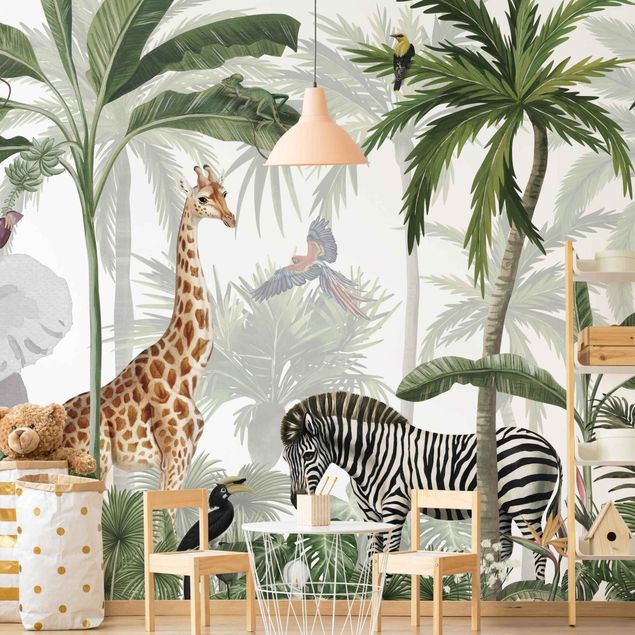 Wallpapers giraffe Majestic animal world in the jungle
