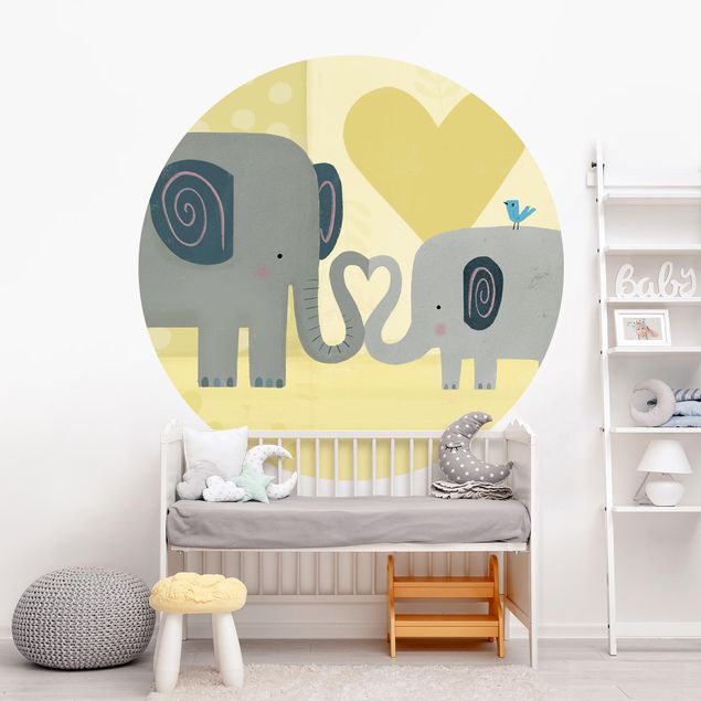 Nursery decoration Mum And I - Elephants